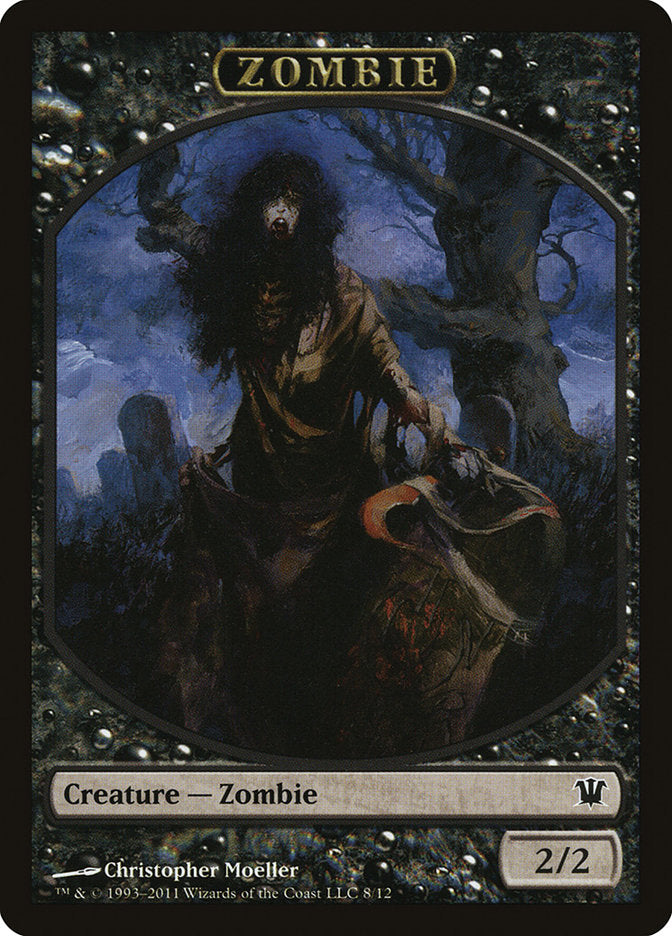 Zombie Token (8/12) [Innistrad Tokens] | Pegasus Games WI