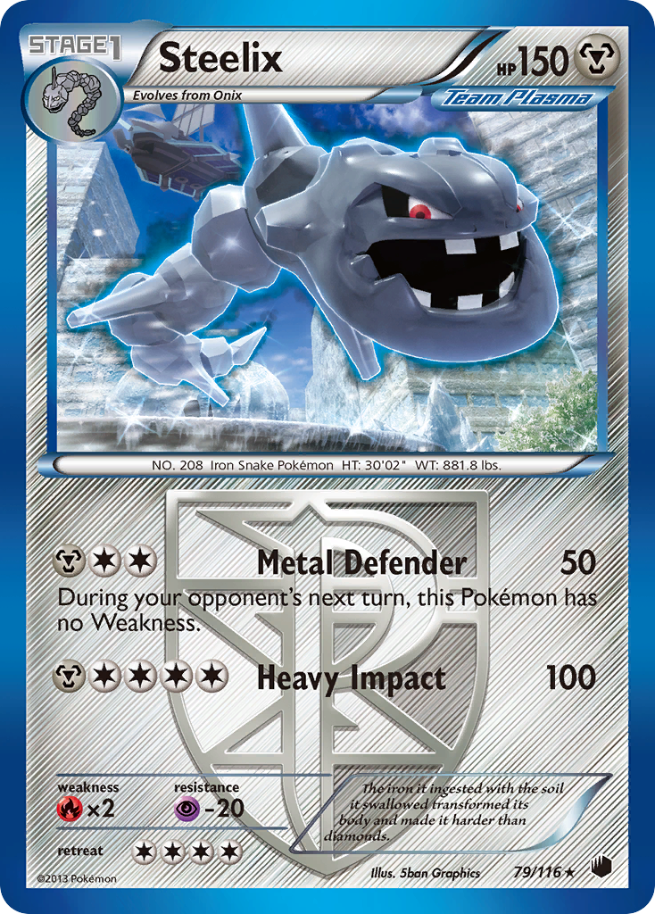 Steelix (79/116) [Black & White: Plasma Freeze] | Pegasus Games WI