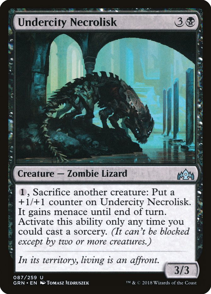 Undercity Necrolisk [Guilds of Ravnica] | Pegasus Games WI