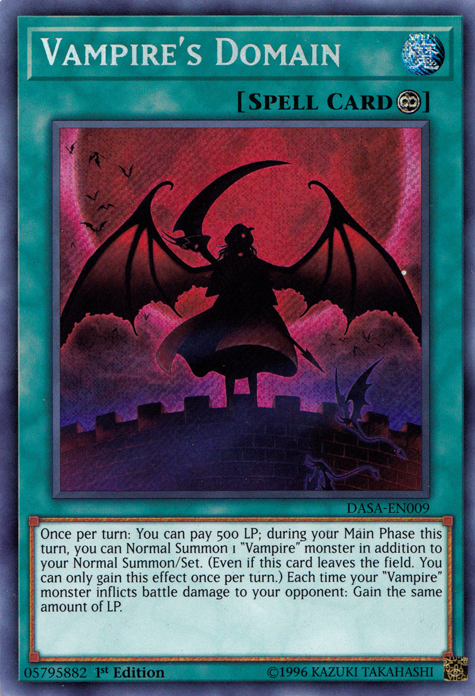 Vampire's Domain [DASA-EN009] Secret Rare | Pegasus Games WI