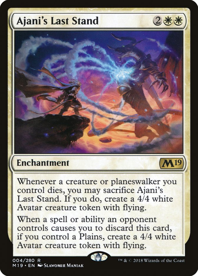 Ajani's Last Stand [Core Set 2019] | Pegasus Games WI