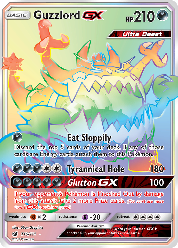 Guzzlord GX (116/111) [Sun & Moon: Crimson Invasion] | Pegasus Games WI