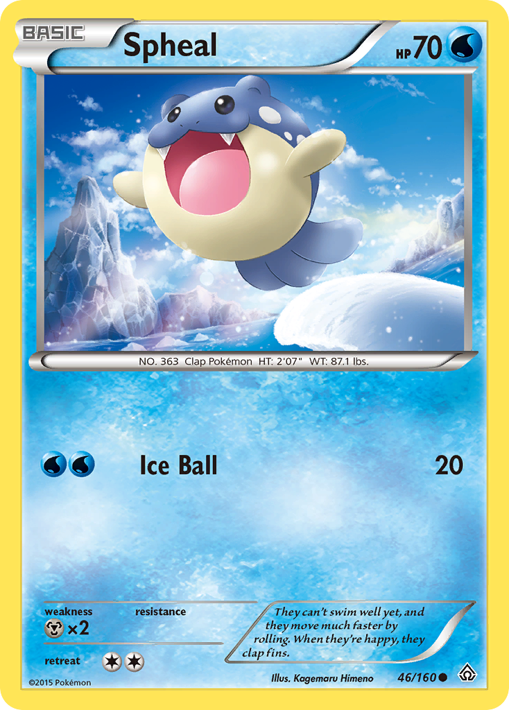 Spheal (46/160) [XY: Primal Clash] | Pegasus Games WI