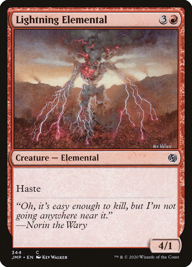 Lightning Elemental [Jumpstart] | Pegasus Games WI