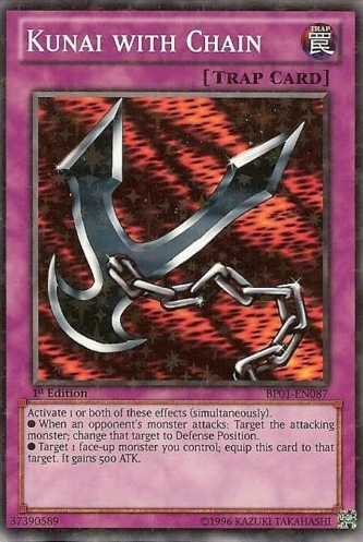 Kunai with Chain [BP01-EN087] Starfoil Rare | Pegasus Games WI