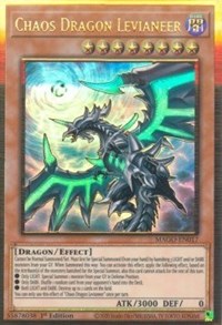 Chaos Dragon Levianeer (Alternate Art) [MAGO-EN017] Gold Rare | Pegasus Games WI