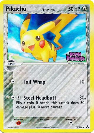 Pikachu (79/110) (Delta Species) (Stamped) [EX: Holon Phantoms] | Pegasus Games WI