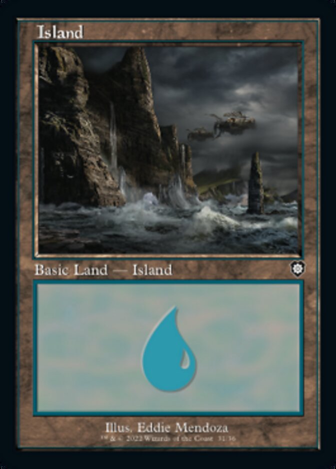 Island (031) (Retro) [The Brothers' War Commander] | Pegasus Games WI