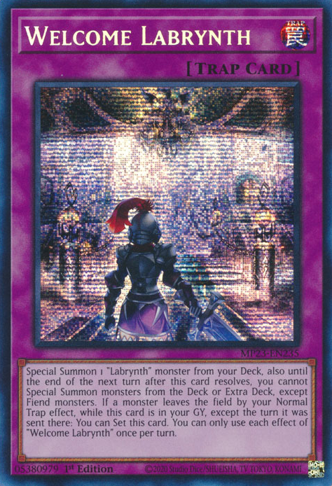 Welcome Labrynth [MP23-EN235] Prismatic Secret Rare | Pegasus Games WI