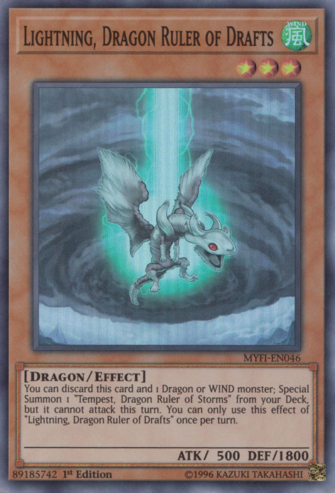 Lightning, Dragon Ruler of Drafts [MYFI-EN046] Super Rare | Pegasus Games WI