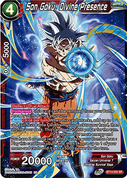 Son Goku, Divine Presence (BT14-005) [Cross Spirits] | Pegasus Games WI