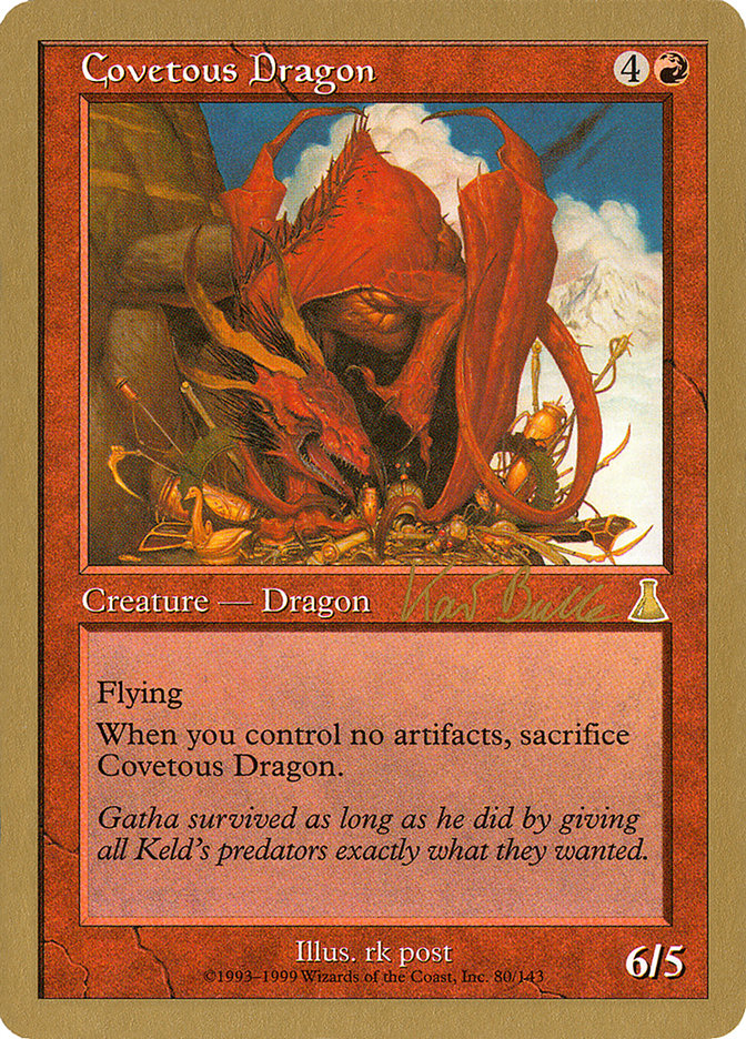 Covetous Dragon (Kai Budde) [World Championship Decks 1999] | Pegasus Games WI