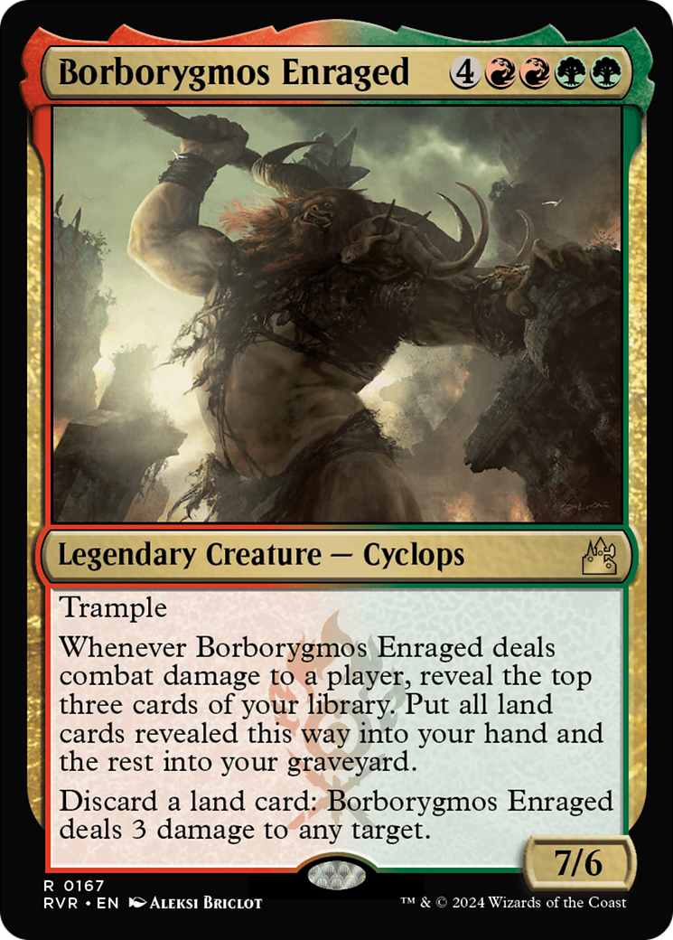 Borborygmos Enraged [Ravnica Remastered] | Pegasus Games WI