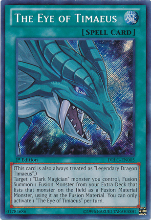 The Eye of Timaeus [DRLG-EN005] Secret Rare | Pegasus Games WI