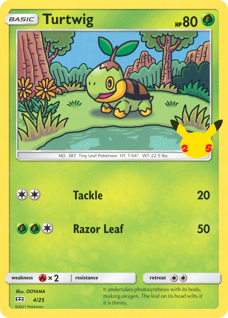 Turtwig (4/25) [McDonald's 25th Anniversary] | Pegasus Games WI