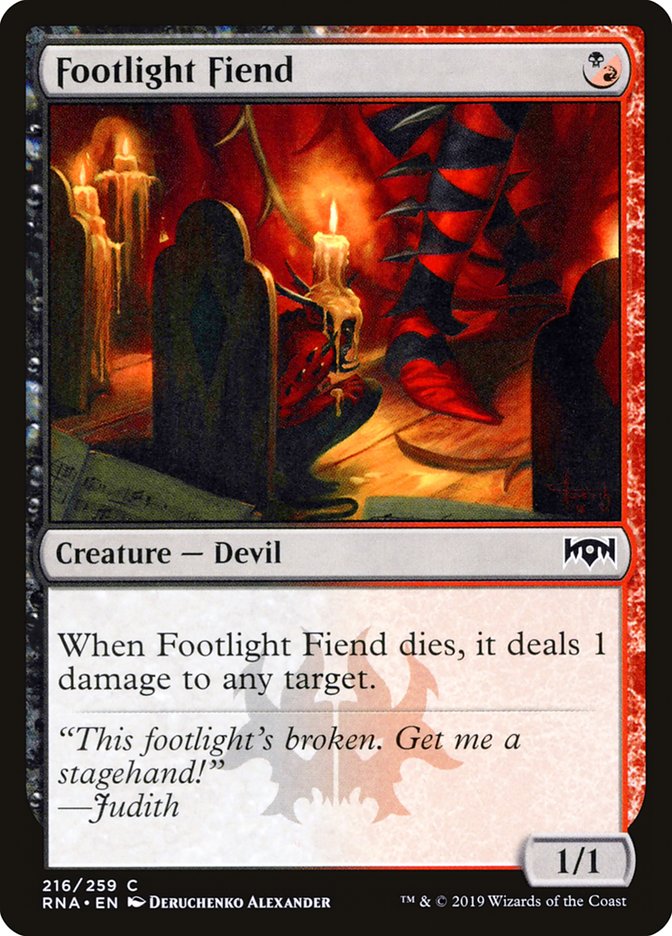 Footlight Fiend [Ravnica Allegiance] | Pegasus Games WI