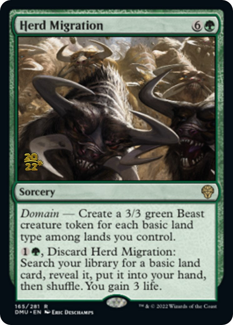 Herd Migration [Dominaria United Prerelease Promos] | Pegasus Games WI