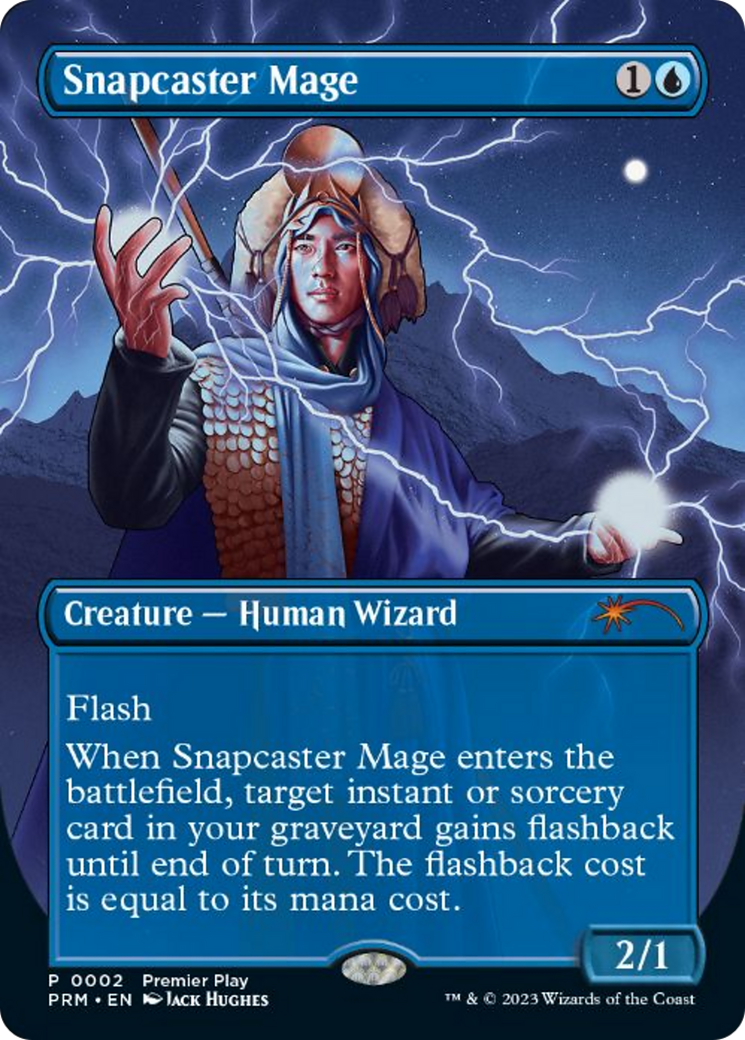 Snapcaster Mage (Borderless Alternate Art) [Regional Championship Qualifiers 2023] | Pegasus Games WI