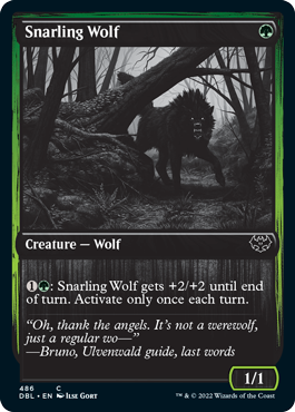 Snarling Wolf (486) [Innistrad: Double Feature] | Pegasus Games WI