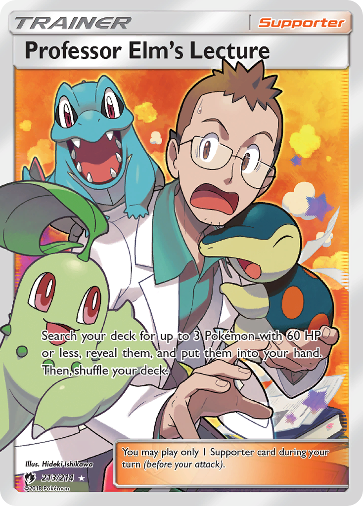 Professor Elm's Lecture (213/214) [Sun & Moon: Lost Thunder] | Pegasus Games WI