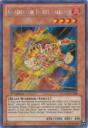 Gladiator Beast Laquari [LCGX-EN238] Secret Rare | Pegasus Games WI