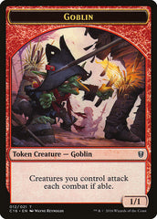 Goblin // Zombie Double-Sided Token [Commander 2016 Tokens] | Pegasus Games WI