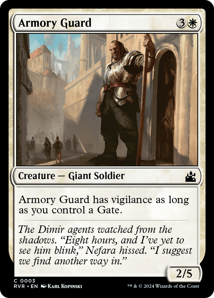 Armory Guard [Ravnica Remastered] | Pegasus Games WI