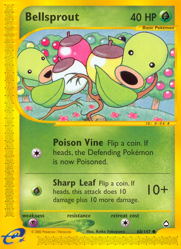 Bellsprout (68/147) [Aquapolis] | Pegasus Games WI