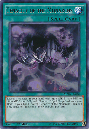 Tenacity of the Monarchs [MP15-EN232] Rare | Pegasus Games WI