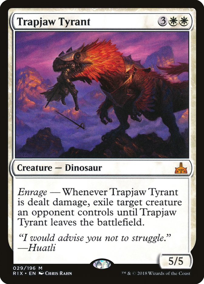 Trapjaw Tyrant [Rivals of Ixalan] | Pegasus Games WI