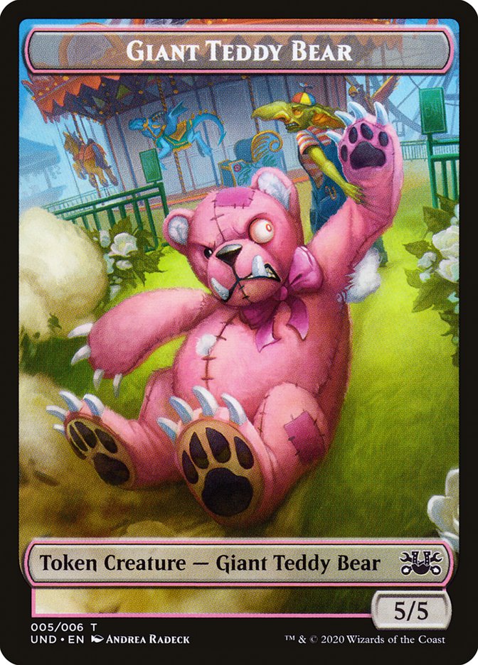 Giant Teddy Bear // Acorn Stash Double-Sided Token [Unsanctioned Tokens] | Pegasus Games WI