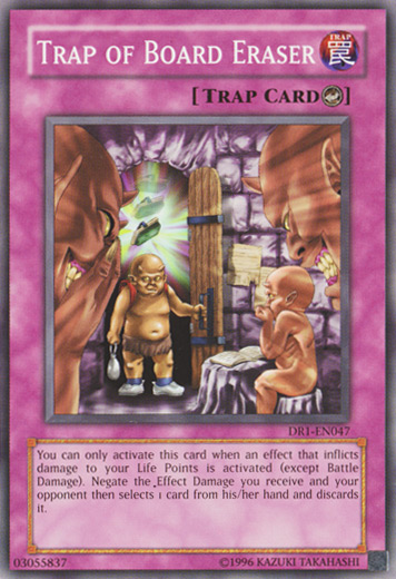 Trap of Board Eraser [DR1-EN047] Common | Pegasus Games WI