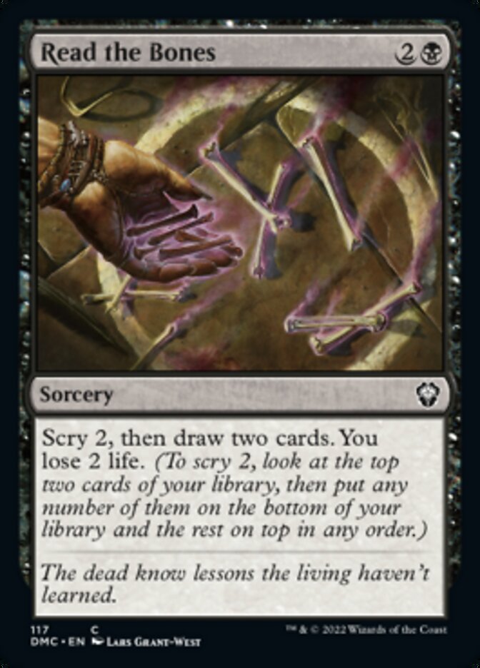 Read the Bones [Dominaria United Commander] | Pegasus Games WI