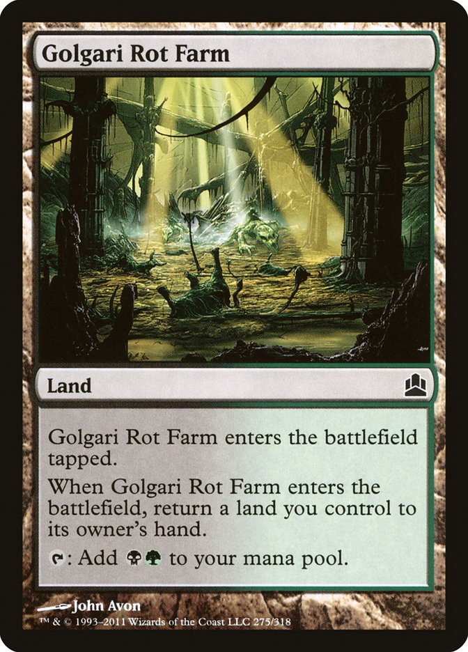 Golgari Rot Farm [Commander 2011] | Pegasus Games WI