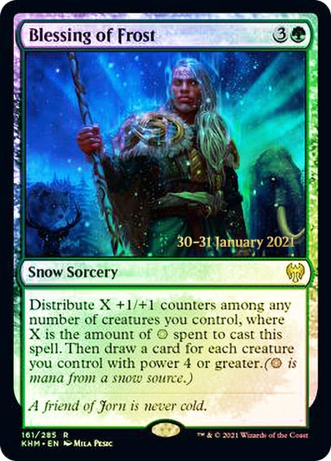 Blessing of Frost [Kaldheim Prerelease Promos] | Pegasus Games WI