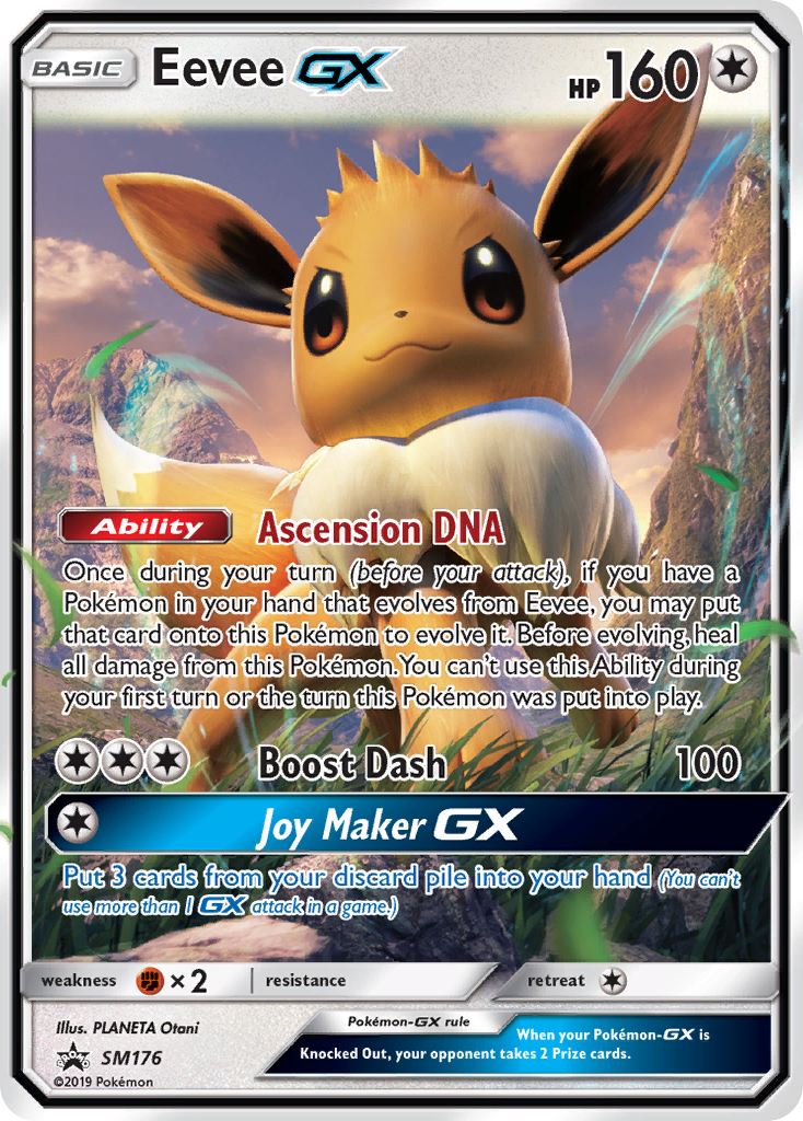 Eevee GX (SM176) (Jumbo Card) [Sun & Moon: Black Star Promos] | Pegasus Games WI