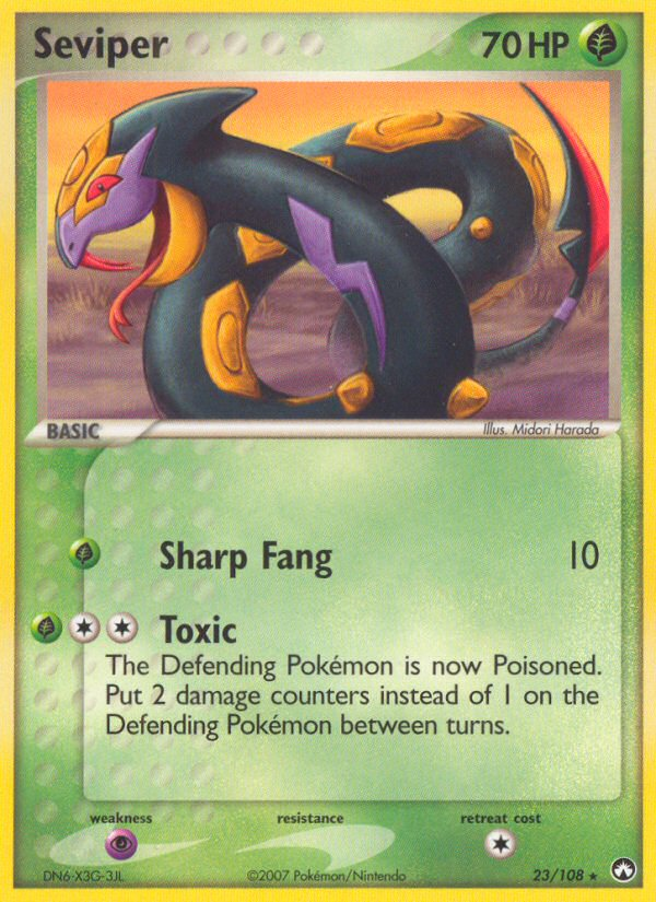 Seviper (23/108) [EX: Power Keepers] | Pegasus Games WI