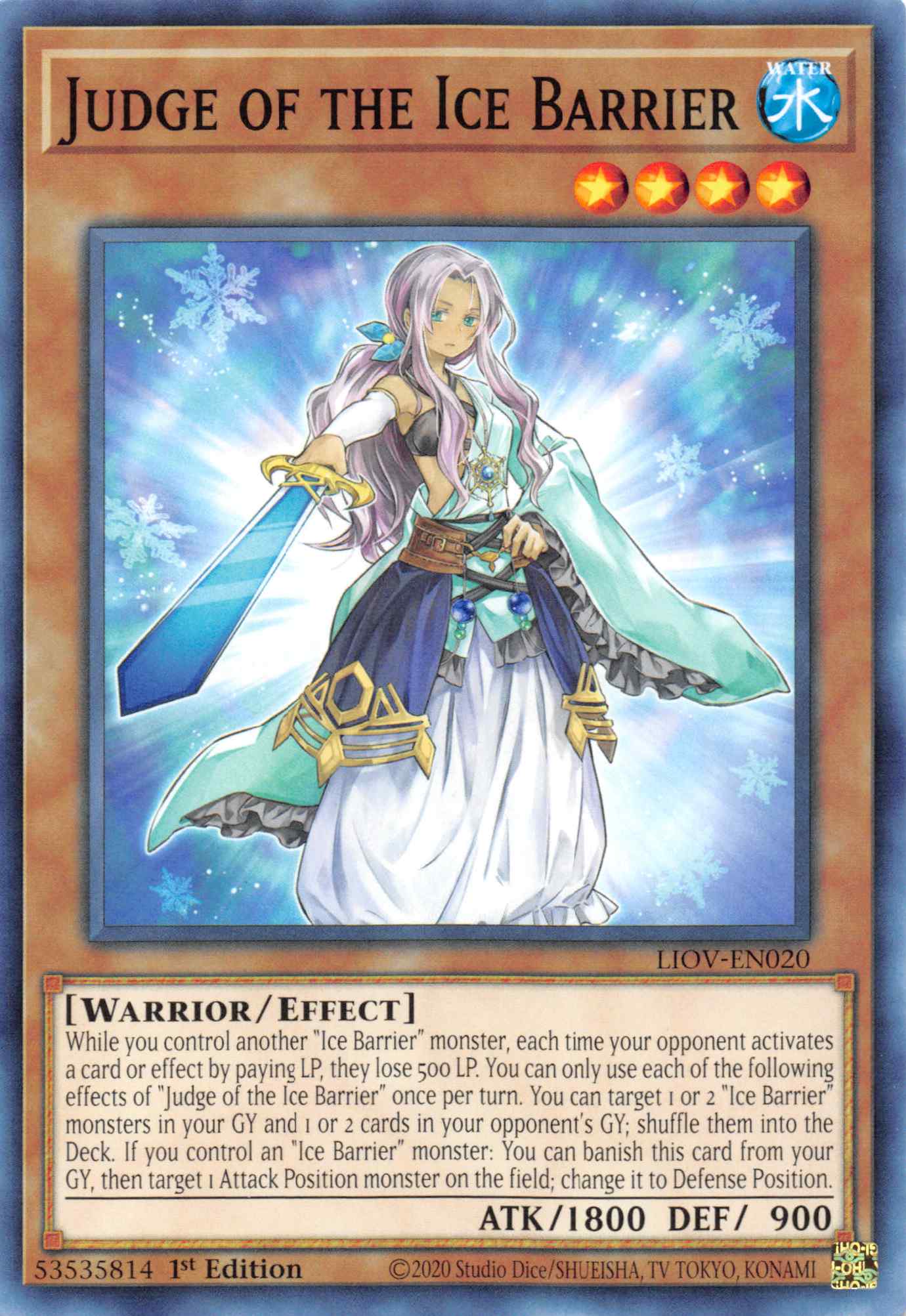 Judge of the Ice Barrier [LIOV-EN020] Common | Pegasus Games WI