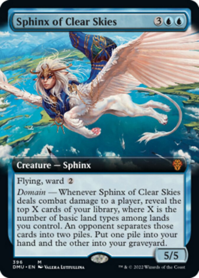 Sphinx of Clear Skies (Extended Art) [Dominaria United] | Pegasus Games WI