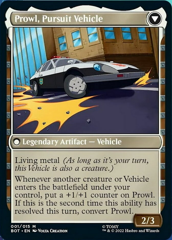 Prowl, Stoic Strategist // Prowl, Pursuit Vehicle [Transformers] | Pegasus Games WI