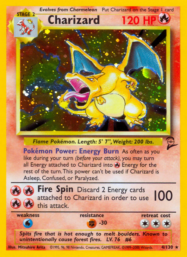 Charizard (4/130) [Base Set 2] | Pegasus Games WI