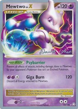 Mewtwo LV.X (144/146) (Stallgon - David Cohen) [World Championships 2009] | Pegasus Games WI