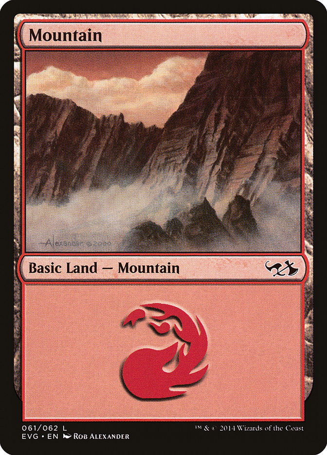 Mountain (61) (Elves vs. Goblins) [Duel Decks Anthology] | Pegasus Games WI