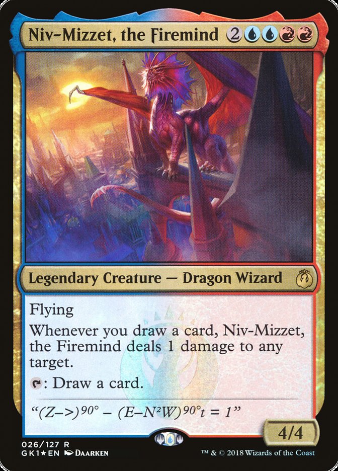 Niv-Mizzet, the Firemind [Guilds of Ravnica Guild Kit] | Pegasus Games WI