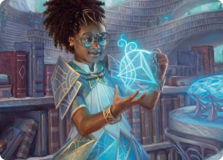 Zimone, Quandrix Prodigy Art Card [Strixhaven: School of Mages Art Series] | Pegasus Games WI