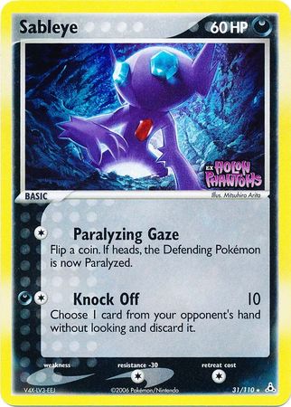 Sableye (31/110) (Stamped) [EX: Holon Phantoms] | Pegasus Games WI