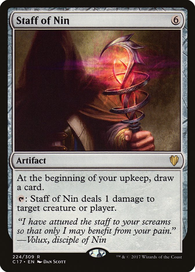 Staff of Nin [Commander 2017] | Pegasus Games WI