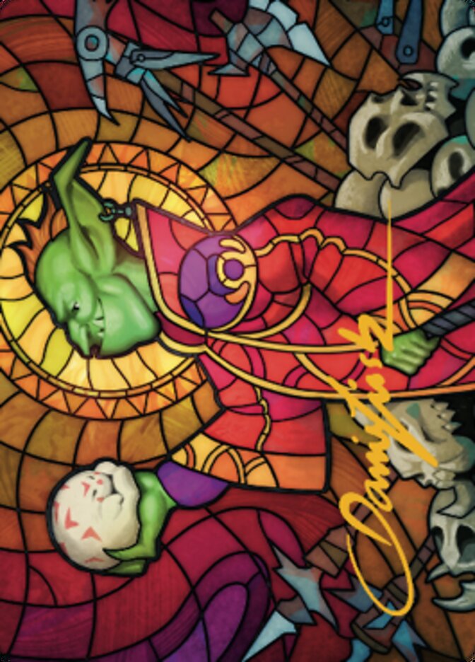 Squee, Dubious Monarch Art Card (Gold-Stamped Signature) [Dominaria United Art Series] | Pegasus Games WI