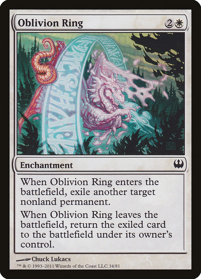 Oblivion Ring [Duel Decks: Knights vs. Dragons] | Pegasus Games WI