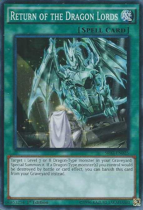 Return of the Dragon Lords [SR02-EN025] Super Rare | Pegasus Games WI